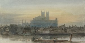 Westminster depuis Lambeth, c.1813